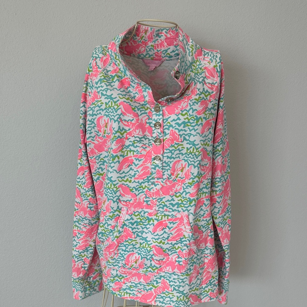 Lilly Pulitzer Skipper Lobstah Roll Popover Size Large